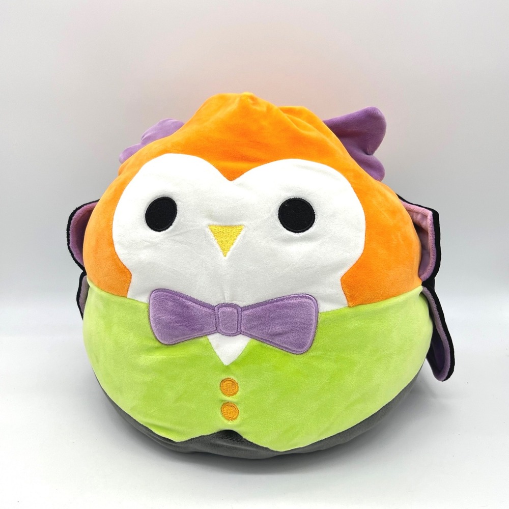 Squishmallows Flip-A-Mallows Johan Pumpkin Ellette Owl‎ Halloween Plush 12 inch